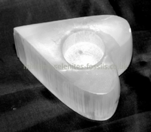 Selenite Tealight Candle Holder Selenite Tealight Candle Holder