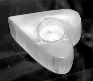 Selenite Tealight Candle Holder