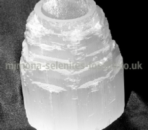 Selenite Tealight Candle Holder