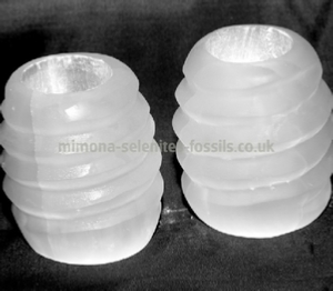 Selenite Tealight Candle Holder