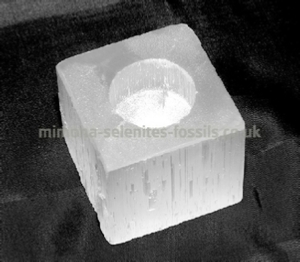 Selenite Tealight Candle Holder