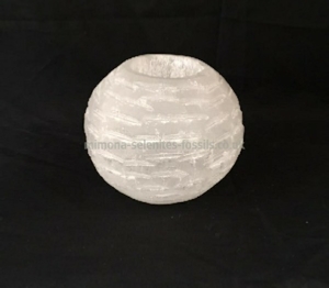 Selenite Tealight Candle Holder